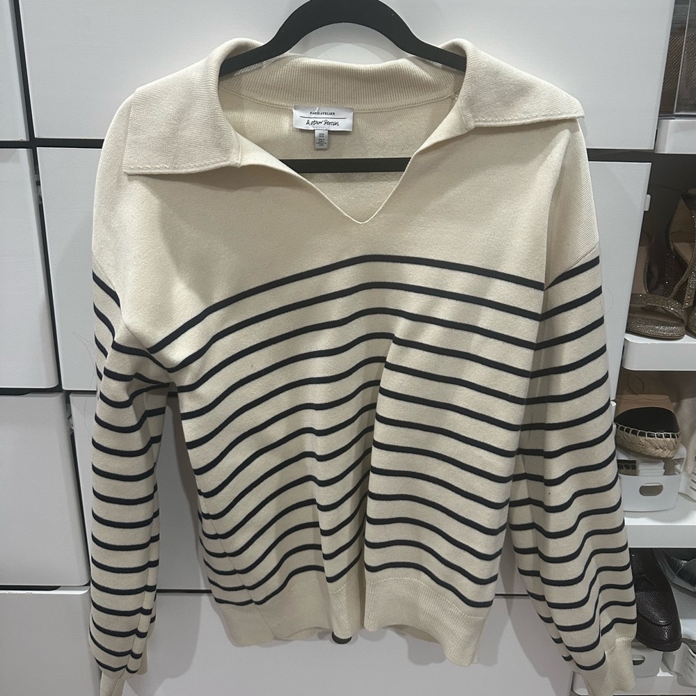 &other stories striped sweater